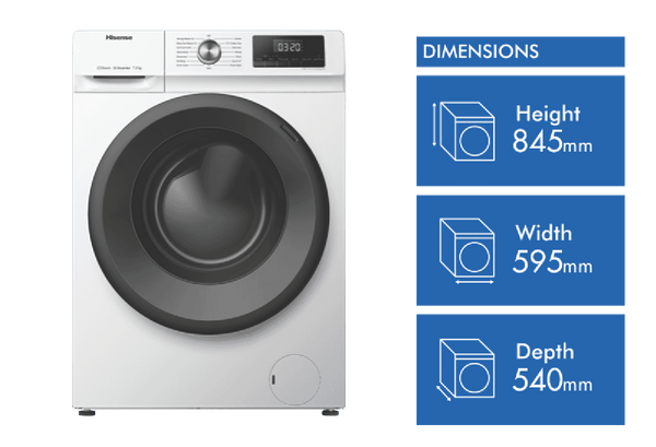 Hisense 7.5kg Front Load Washer