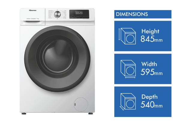 Hisense 7.5kg Front Load Washer