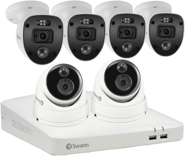 Swann 6 Camera 1TB 1080p DVR Enforcer Camera Kit