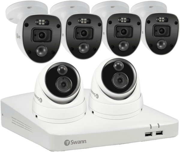 Swann 6 Camera 1TB 1080p DVR Enforcer Camera Kit