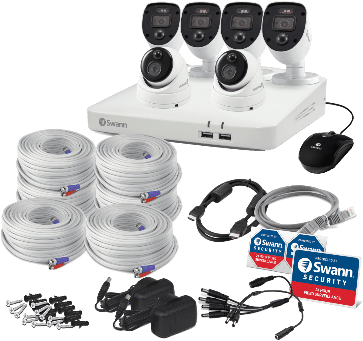 Swann 6 Camera 1TB 1080p DVR Enforcer Camera Kit - Layaway AU