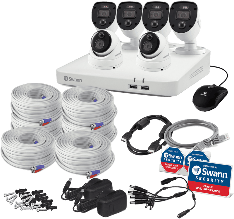 Swann 6 Camera 1TB 1080p DVR Enforcer Camera Kit