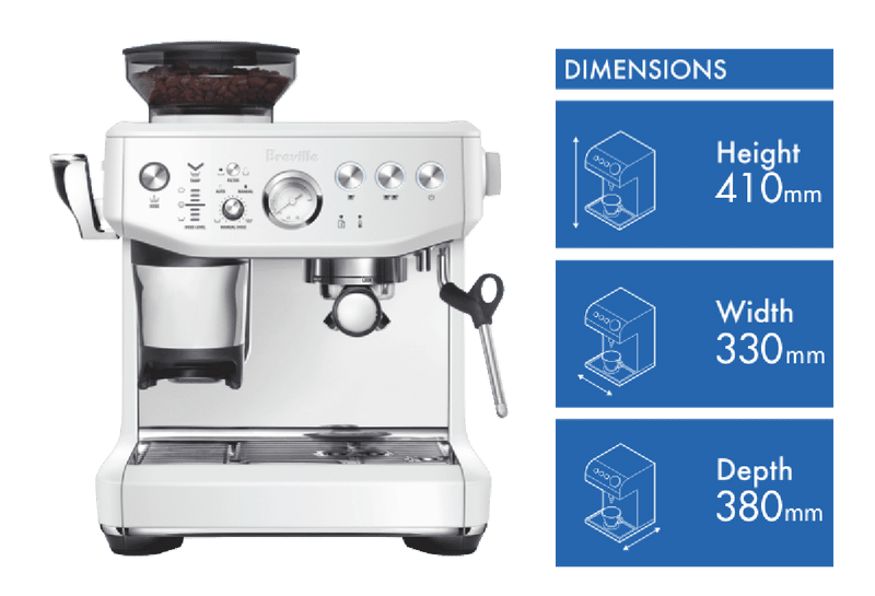 Breville the Barista Express Impress Sea Salt
