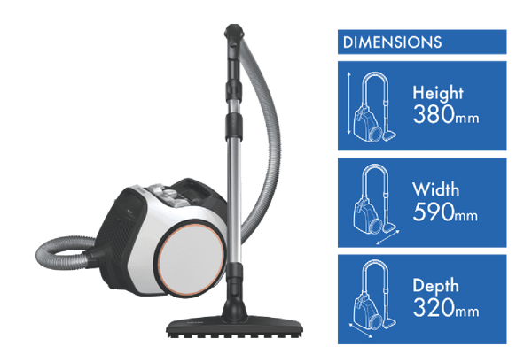 Miele Boost CX1 Parquet Bagless Vacuum White