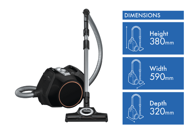 Miele Boost CX1 Cat & Dog Bagless Vacuum Black