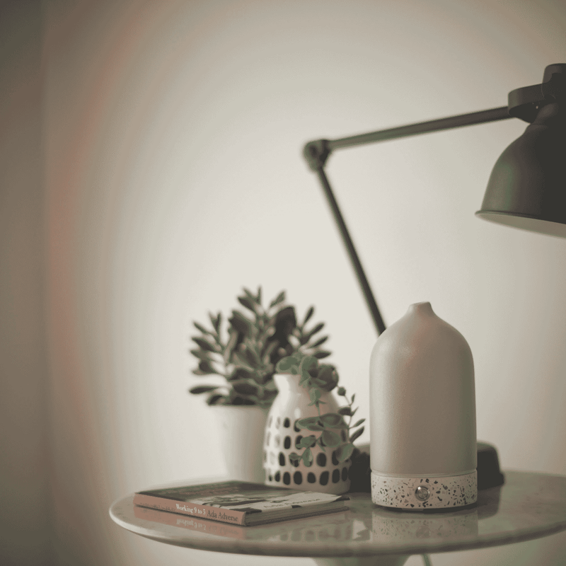 Ellia Pure Aroma Diffuser Ceramic & Terrazzo- Grey