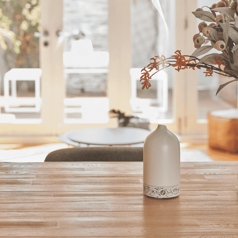 Ellia Pure Aroma Diffuser Ceramic & Terrazzo- Grey