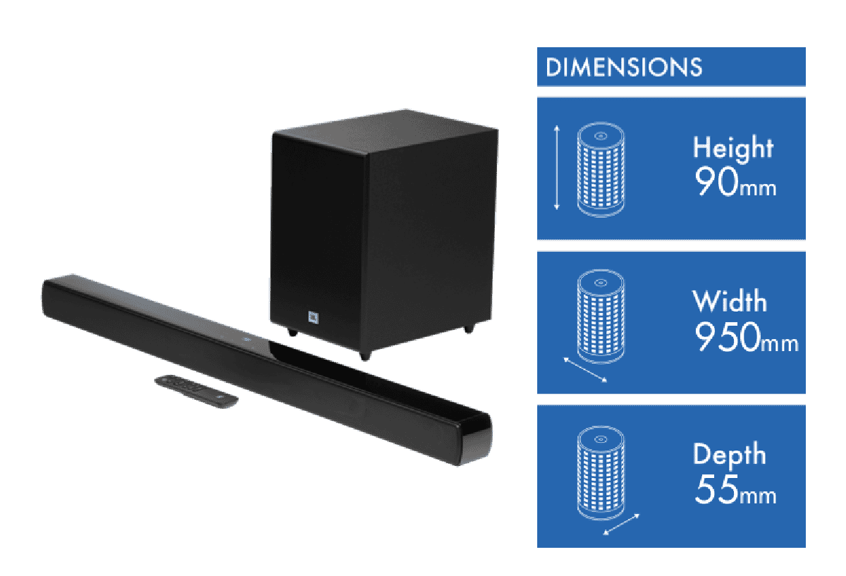 JBL 2.1 Ch 220W SB170 Soundbar