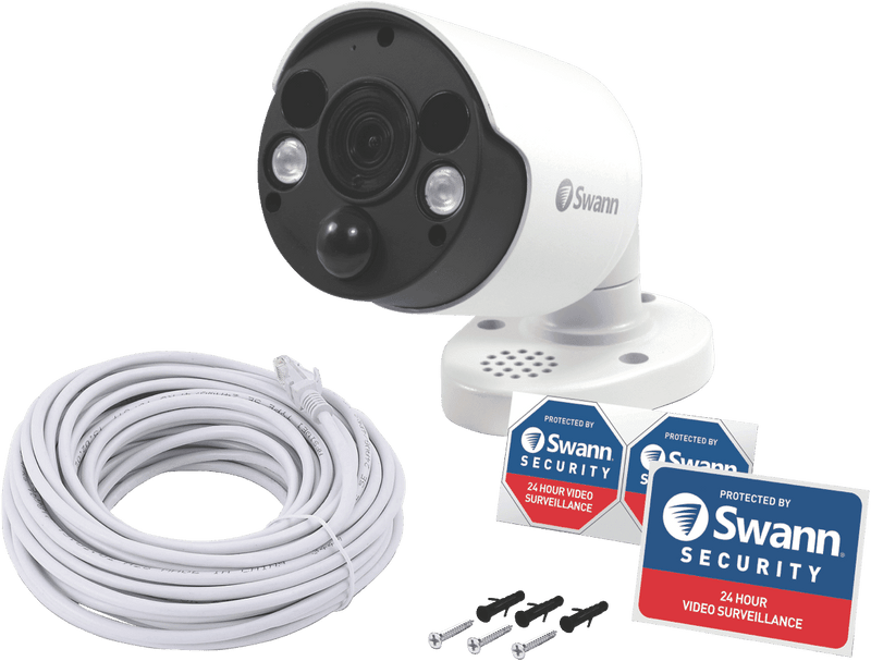 Swann 4K NVR add On Bullet Camera w/ Spotlights/Siren