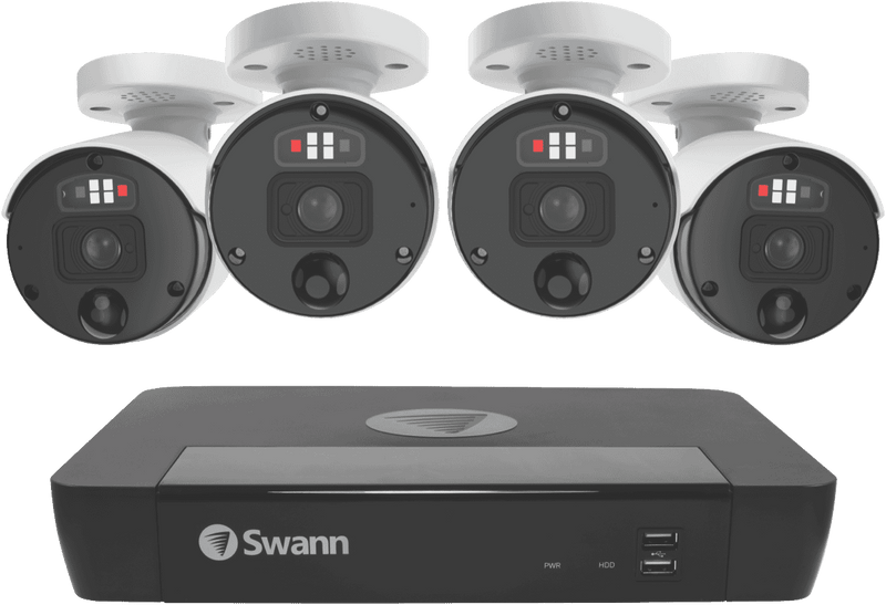 Swann 12MP 2TB NVR Kit w/ 4 x Bullet Enforcer Cameras