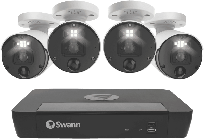 Swann 12MP 2TB NVR Kit w/ 4 x Bullet Enforcer Cameras
