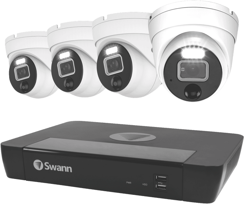 Swann 12MP 2TB NVR Kit w/ 4 x Dome Cameras