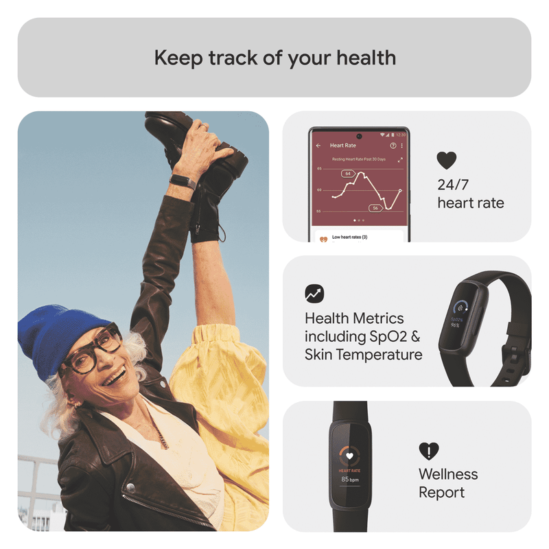 Fitbit Inspire 3 Midnight Zen/Black