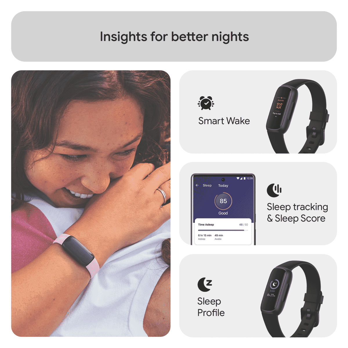 Fitbit Inspire 3 Midnight Zen/Black - Layaway AU