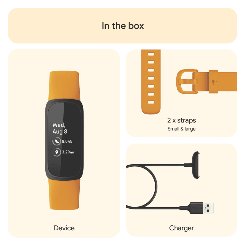 Fitbit Inspire 3 Morning Glow/Black