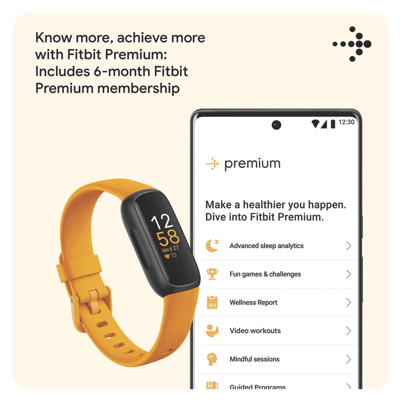 Fitbit Inspire 3 Morning Glow/Black