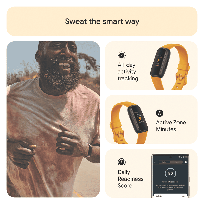 Fitbit Inspire 3 Morning Glow/Black
