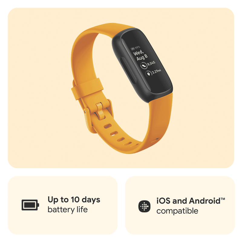 Fitbit Inspire 3 Morning Glow/Black