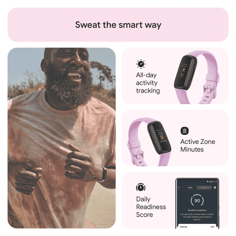 Fitbit Inspire 3 Lilac Bliss/Black