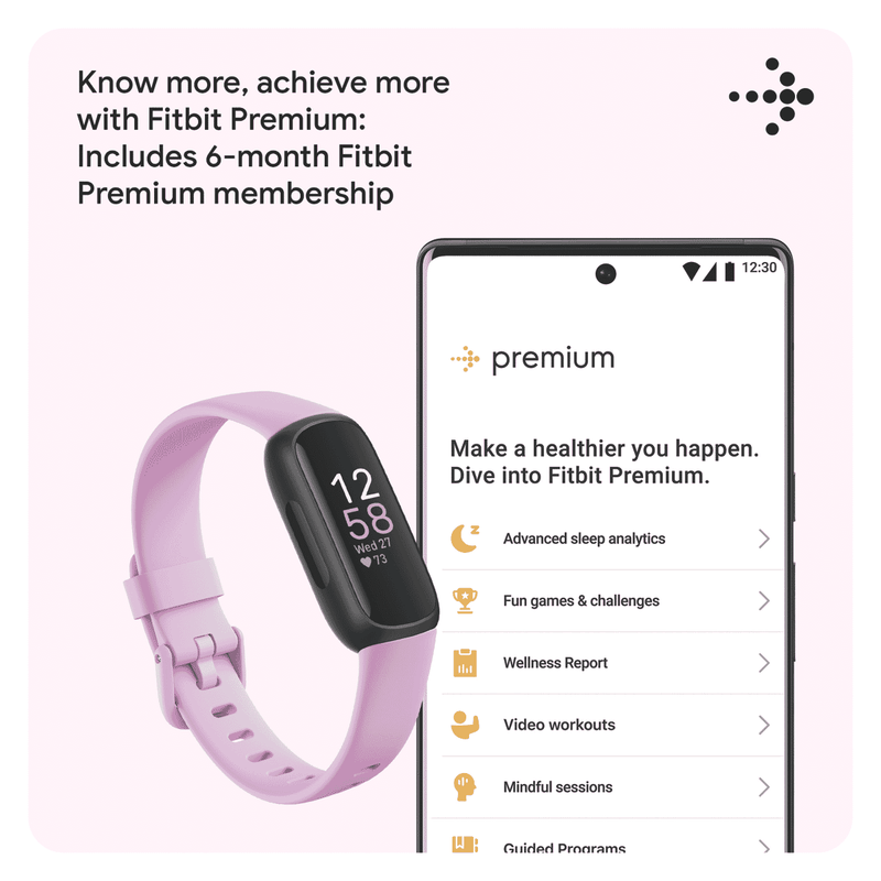 Fitbit Inspire 3 Lilac Bliss/Black