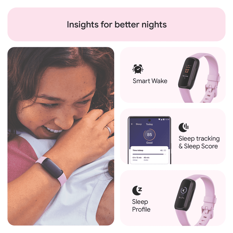 Fitbit Inspire 3 Lilac Bliss/Black
