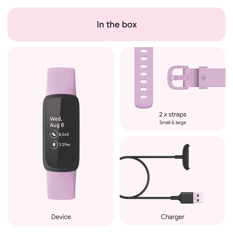 Fitbit Inspire 3 Lilac Bliss/Black