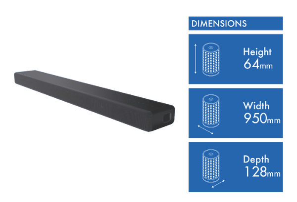 Sony Compact 3.1ch Dolby ATMOS Soundbar