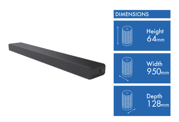 Sony Compact 3.1ch Dolby ATMOS Soundbar