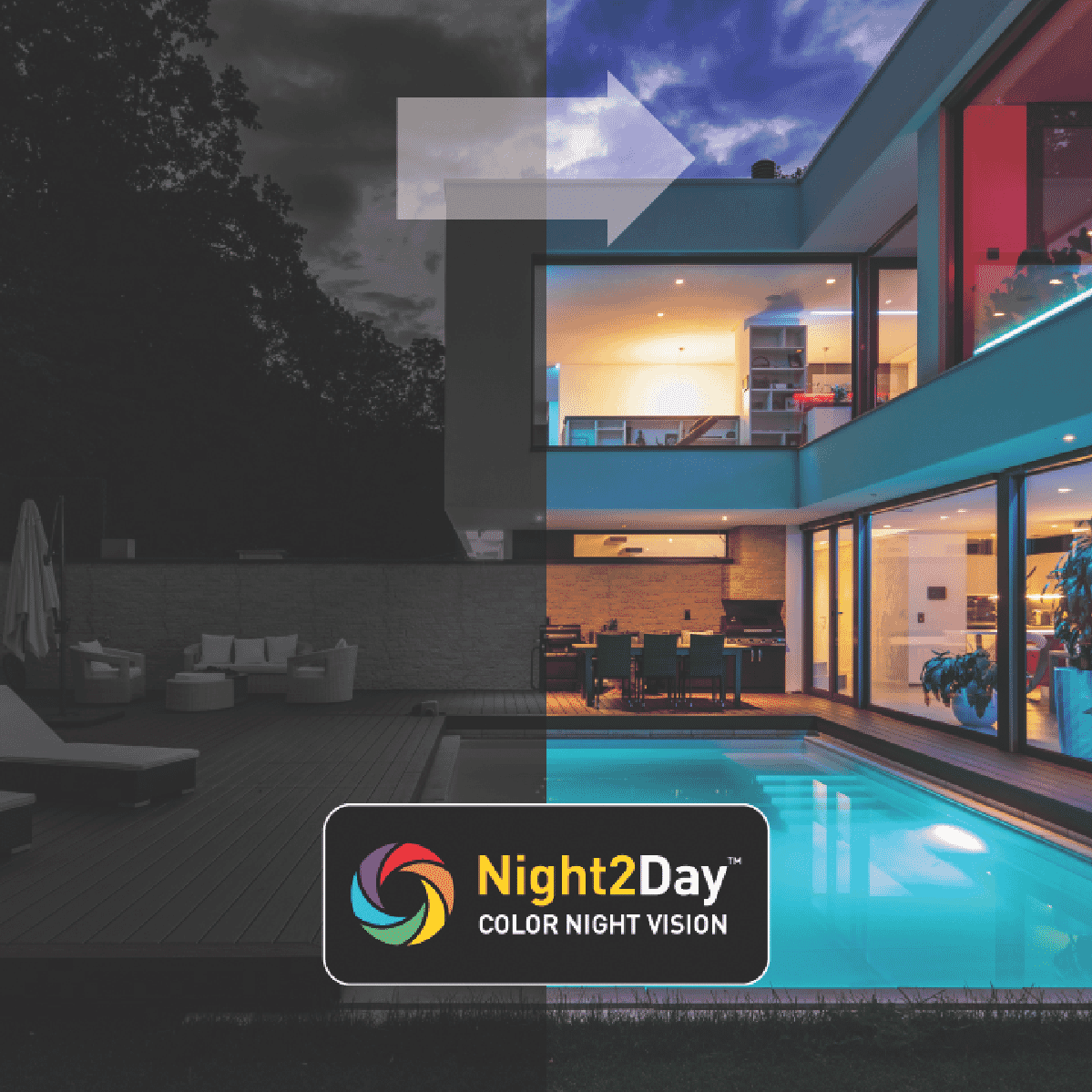 Swann 4K 4 Camera 1TB DVR Security System with Warning Light