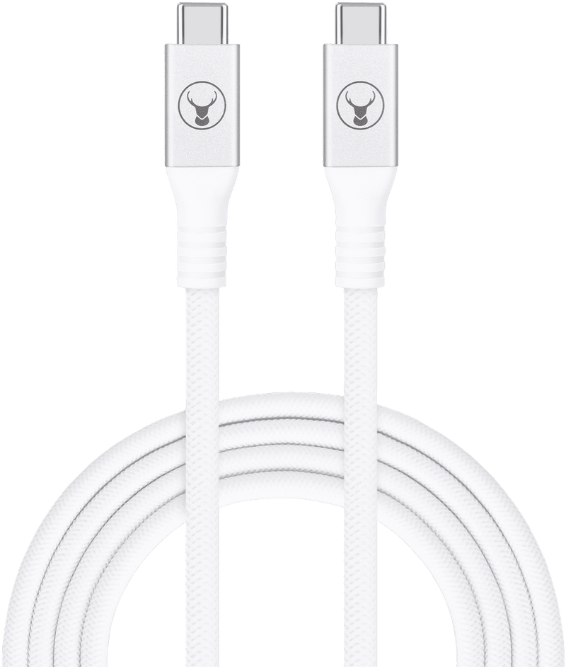Bonelk USB-C to USB-C Long-Life 10Gbps Transfer Cable - White (2m)