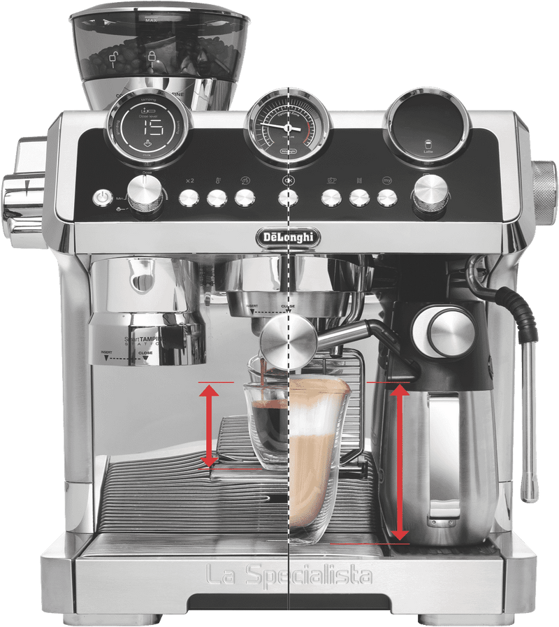 DeLonghi La Specialista Maestro Premium Manual Pump Machine Metal