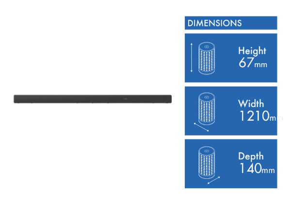 Sony 5.1.2ch 450W Dolby Atmos Soundbar