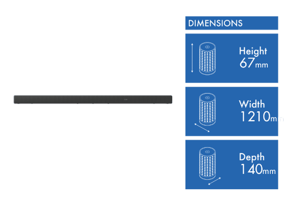 Sony 5.1.2ch 450W Dolby Atmos Soundbar