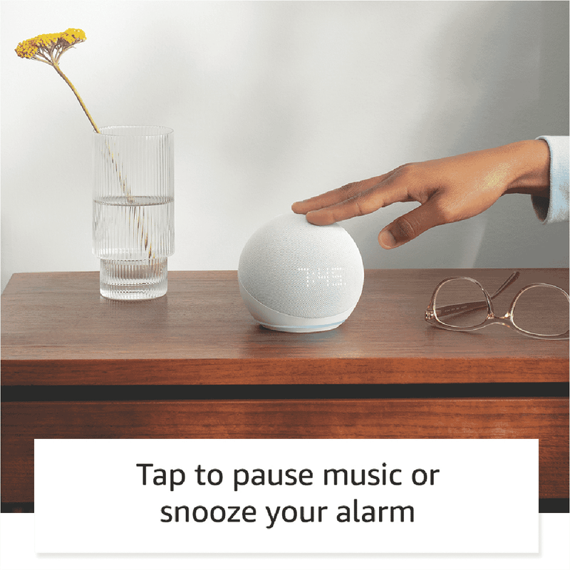 Amazon Echo Dot Smart Speaker with Alexa (Gen 5) - Glacier White