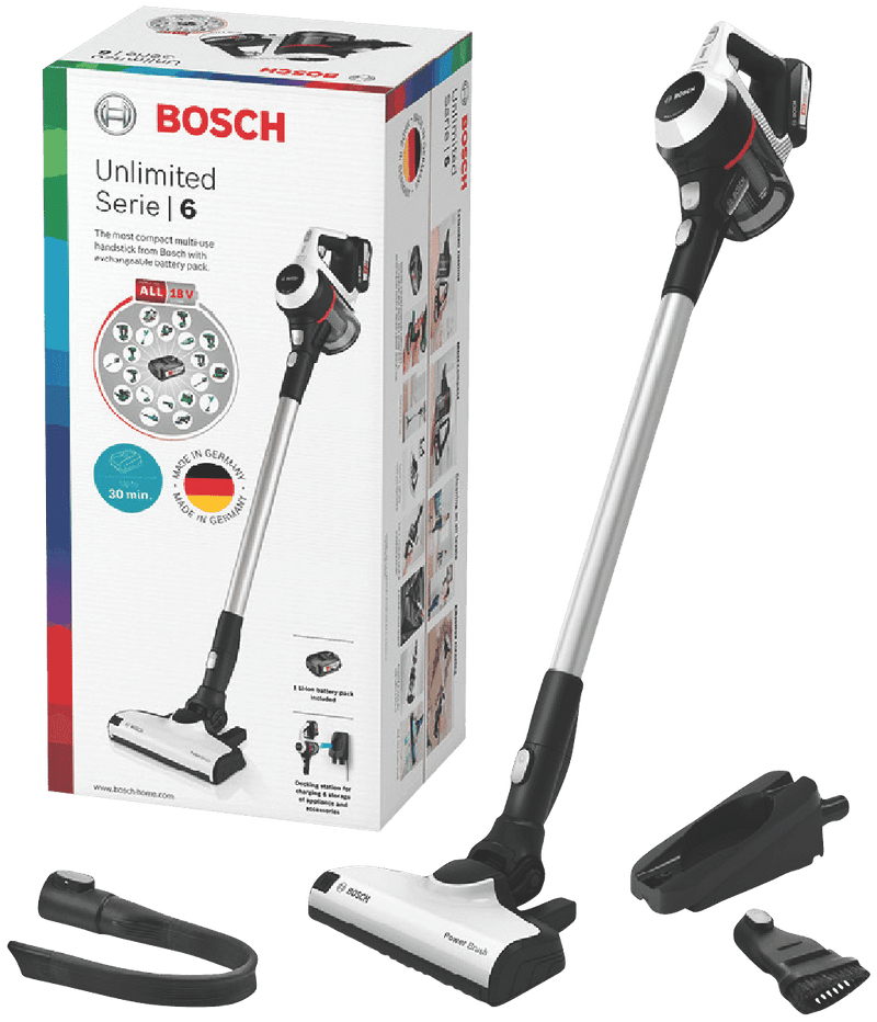 Bosch Series 6 Unlimited Cordless Vacuum White