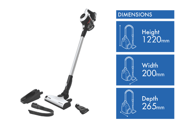 Bosch Series 6 Unlimited Cordless Vacuum White
