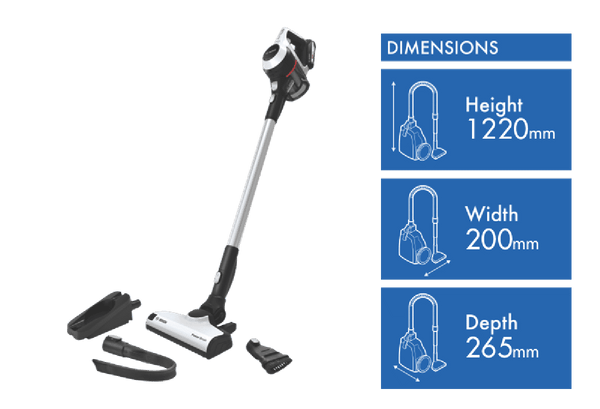 Bosch Series 6 Unlimited Cordless Vacuum White