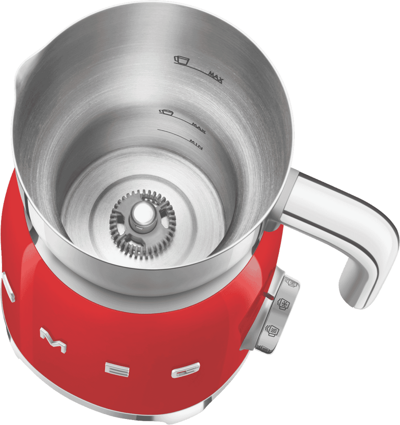 Smeg 50's Style Retro Milk Frother Red