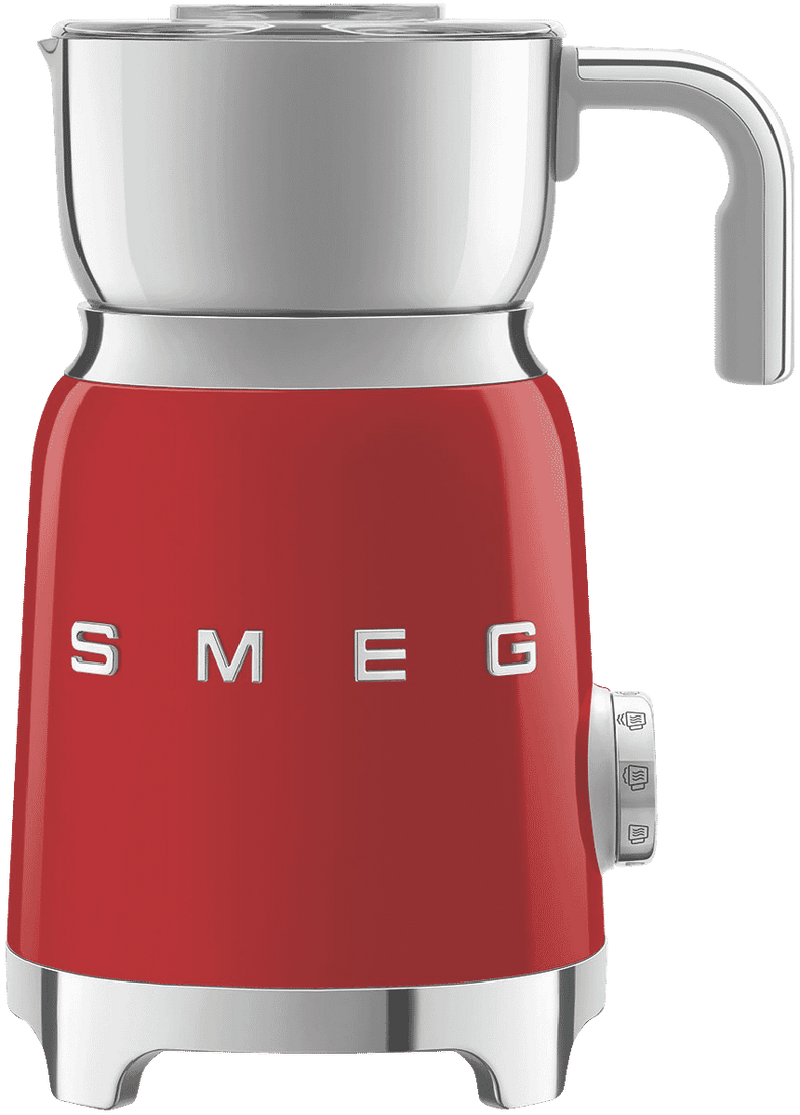 Smeg 50's Style Retro Milk Frother Red