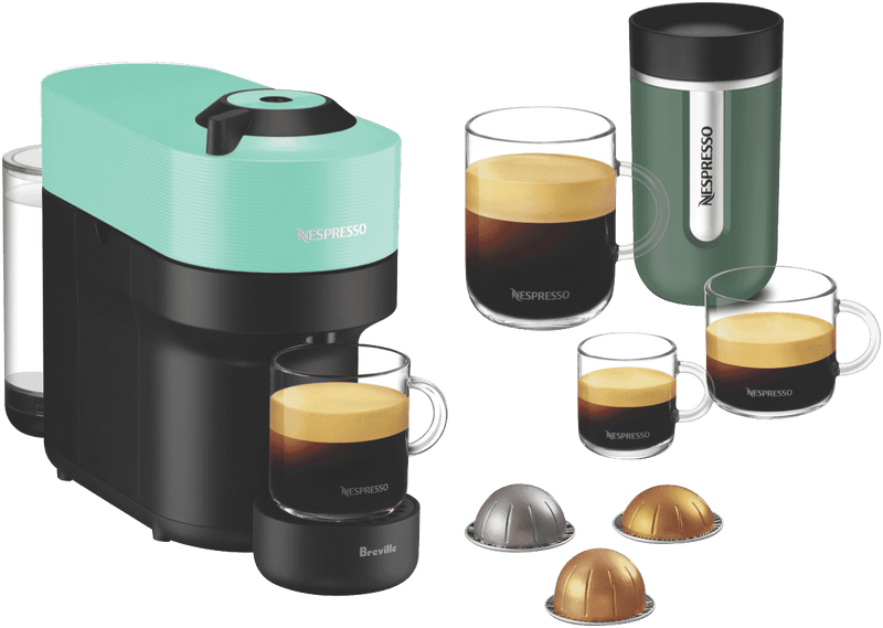 Nespresso Vertuo Pop Bundle Aqua Mint
