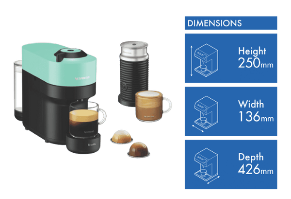 Nespresso Vertuo Pop Bundle Aqua Mint