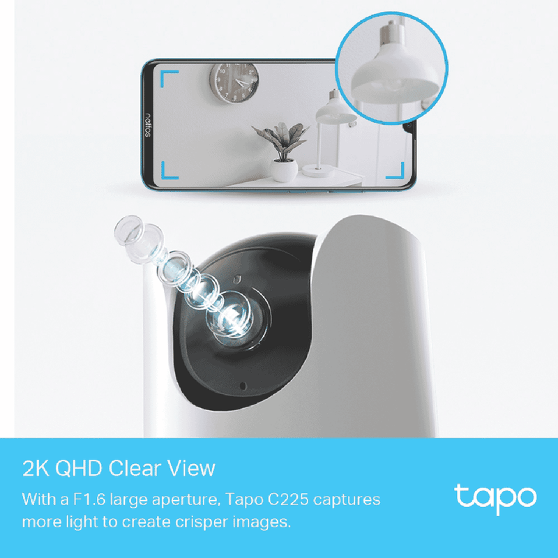 TP-LINK Tapo 4MP Pan/Tilt AI Home Security Wi-Fi Camera