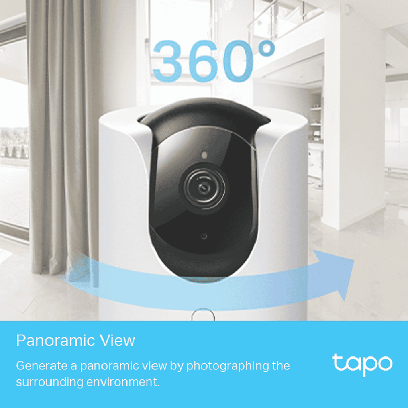 TP-LINK Tapo 4MP Pan/Tilt AI Home Security Wi-Fi Camera