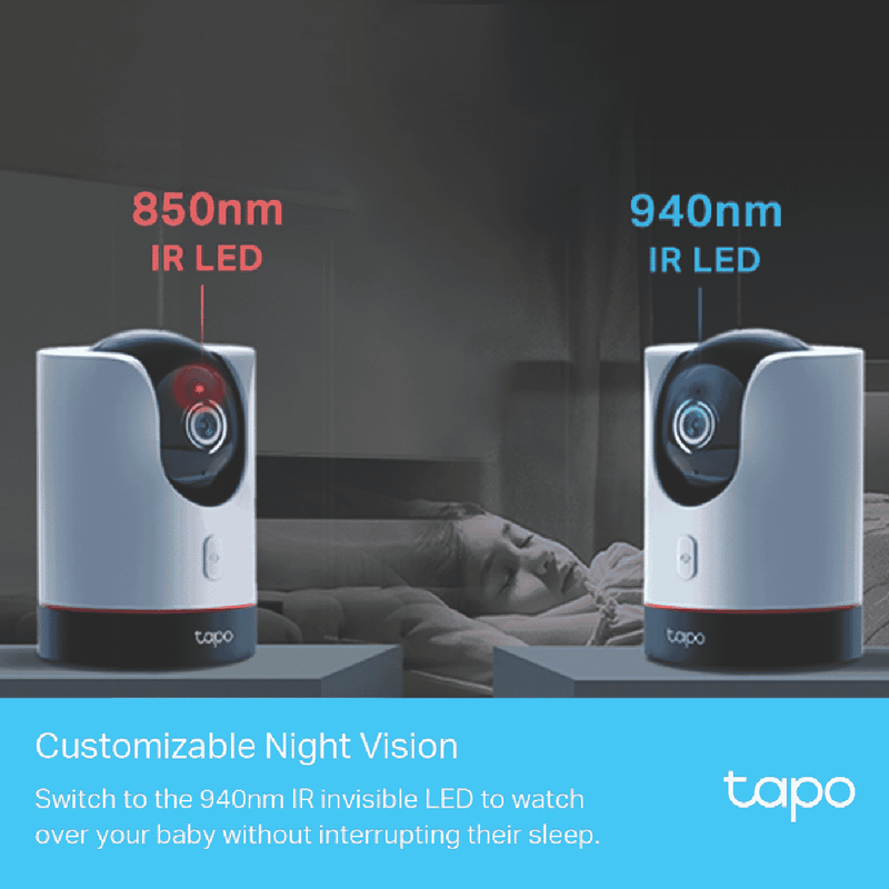 TP-LINK Tapo 4MP Pan/Tilt AI Home Security Wi-Fi Camera