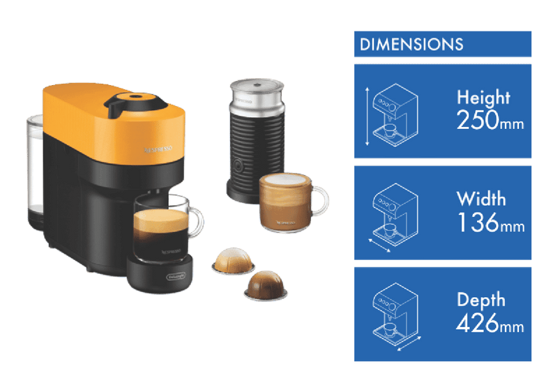 Nespresso Vertuo POP Yellow Bundle