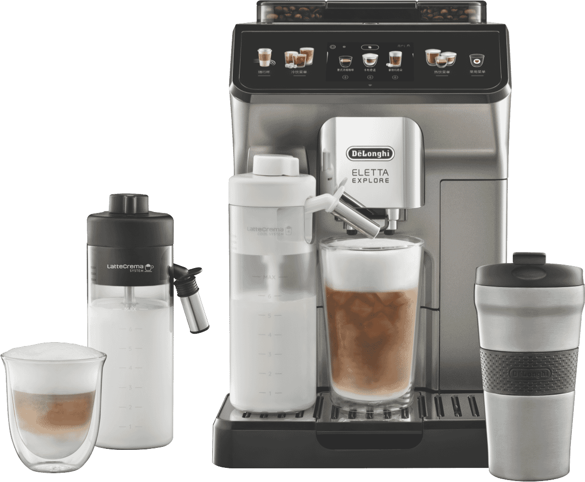 DeLonghi Eletta Explore Wifi Connect Titan Coffee Machine