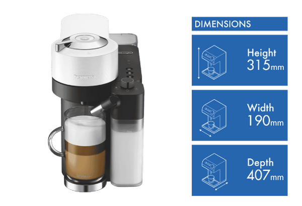 Nespresso Vertuo Lattissima Matte White