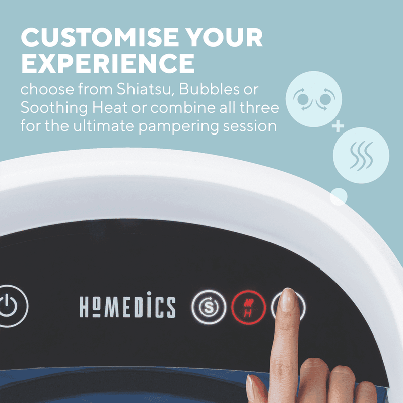 Homedics Shiatsu Bliss Foot Spa With Heat Boost