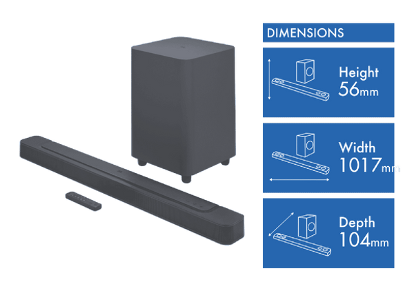 JBL Bar500 5.1 590W Virtual Atmos Soundbar