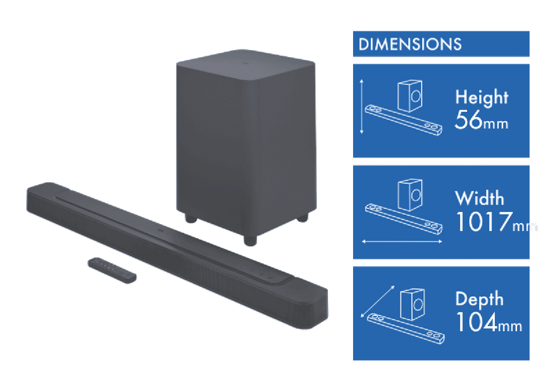 JBL Bar500 5.1 590W Virtual Atmos Soundbar